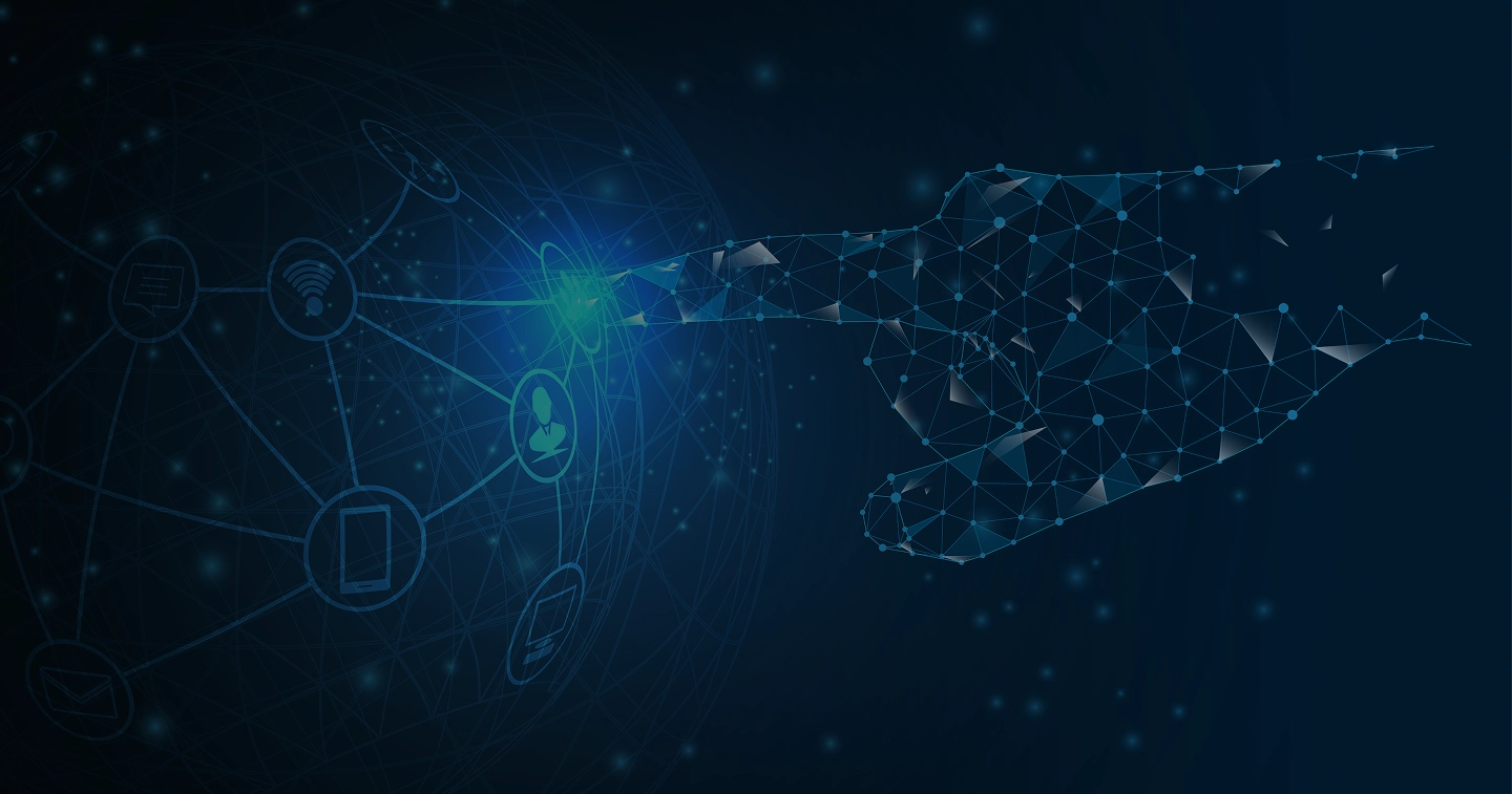 Grafica di sfondo della pagina contatti di Kambitnex